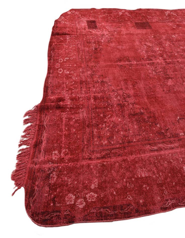 Detail image of 9' 9 x 13' 9  Hand Knotted Ultra Vintage Persian Wool Rug