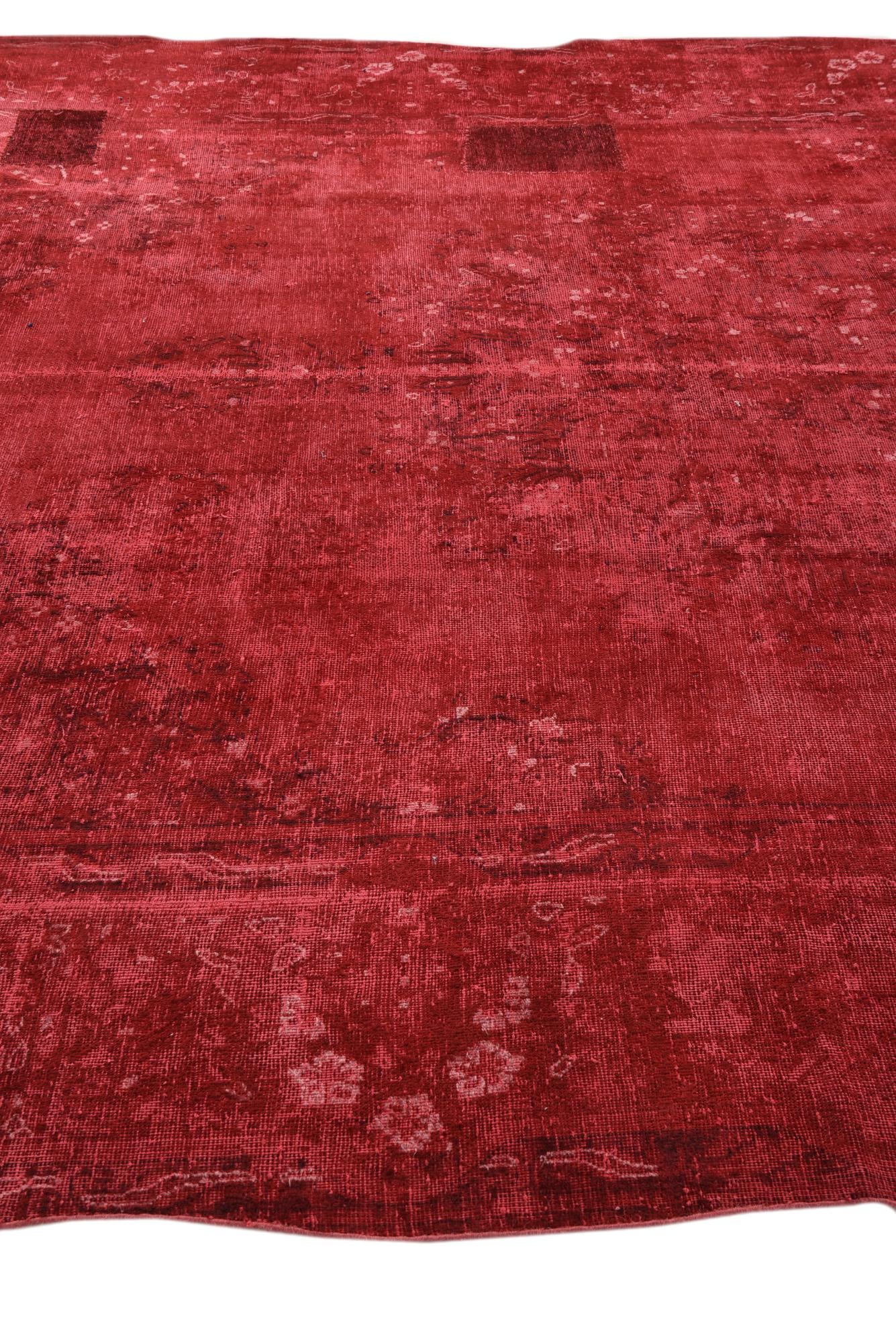 9' 9 x 13' 9 Hand Knotted Ultra Vintage Persian Wool Rug