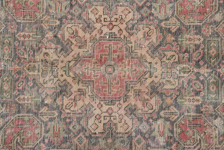 6' 8 x 9' 9 Hand Knotted Ultra Vintage Persian Wool Rug