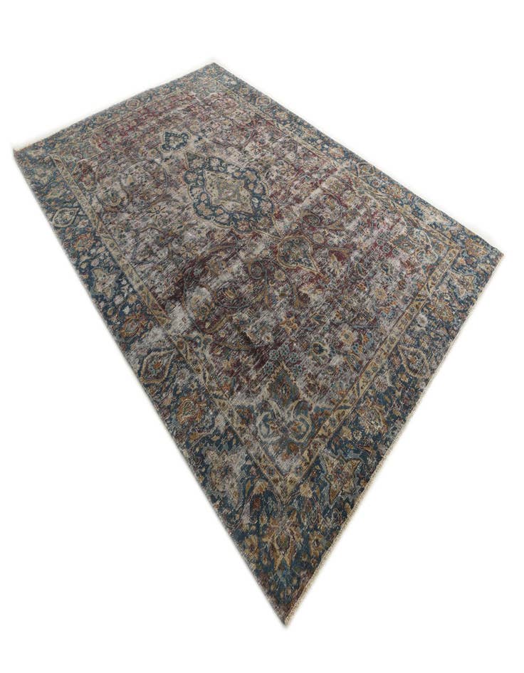 Detail image of 8' 7 x 12' 9  Hand Knotted Ultra Vintage Persian Wool Rug