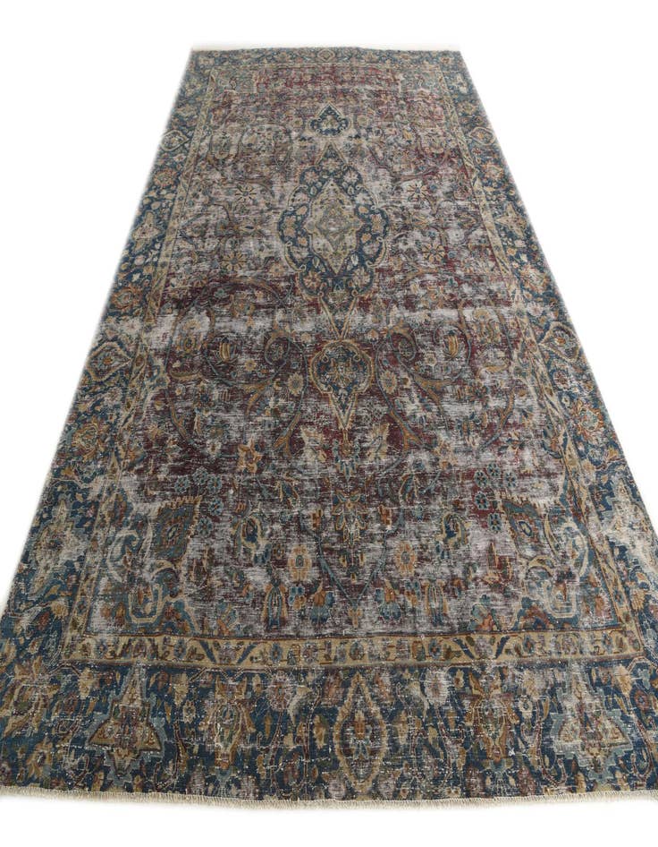 Detail image of 8' 7 x 12' 9  Hand Knotted Ultra Vintage Persian Wool Rug