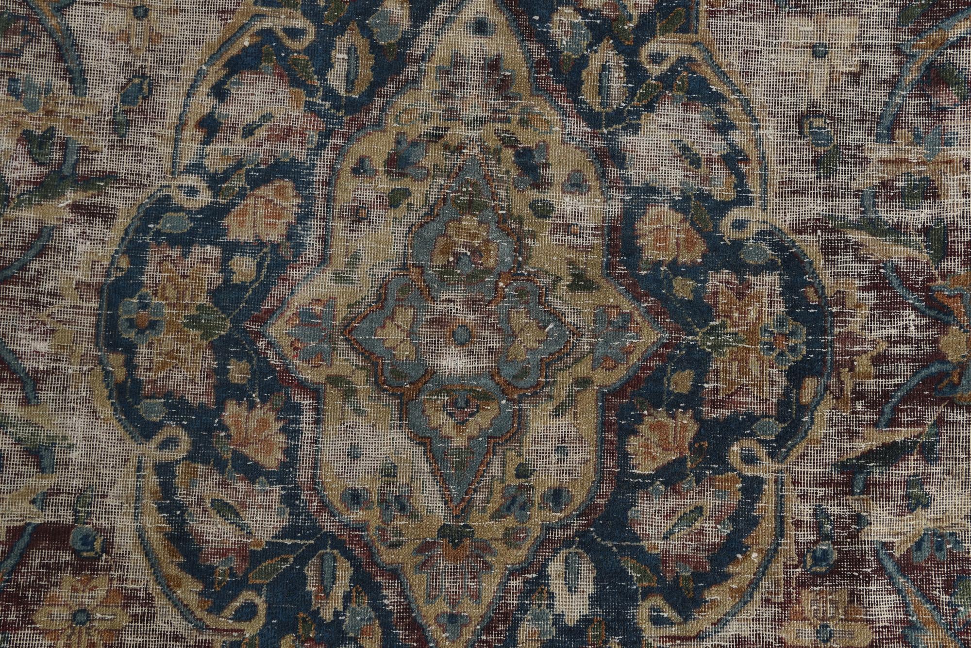 260cm x 390cm anudado a mano Ultra Vintage Alfombra Persa Lana