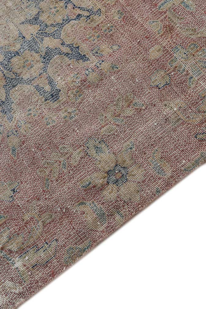 4' 9 x 8' Hand Knotted Ultra Vintage Persian Wool Rug