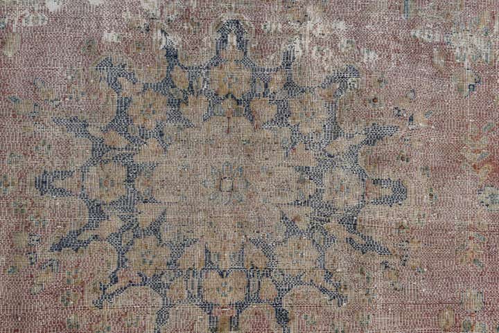 4' 9 x 8' Hand Knotted Ultra Vintage Persian Wool Rug