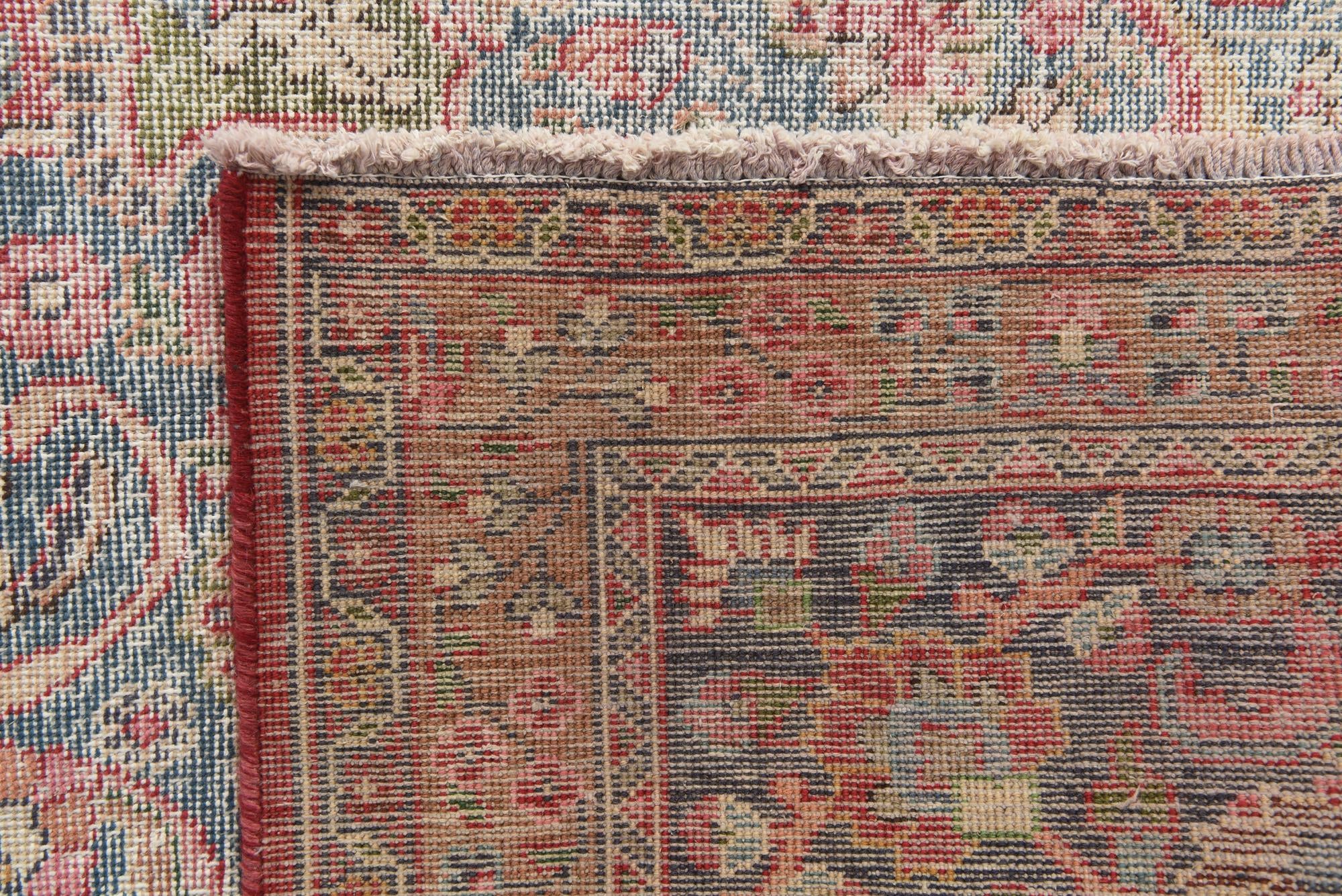9' 5 x 12' 8 Hand Knotted Ultra Vintage Persian Wool Rug