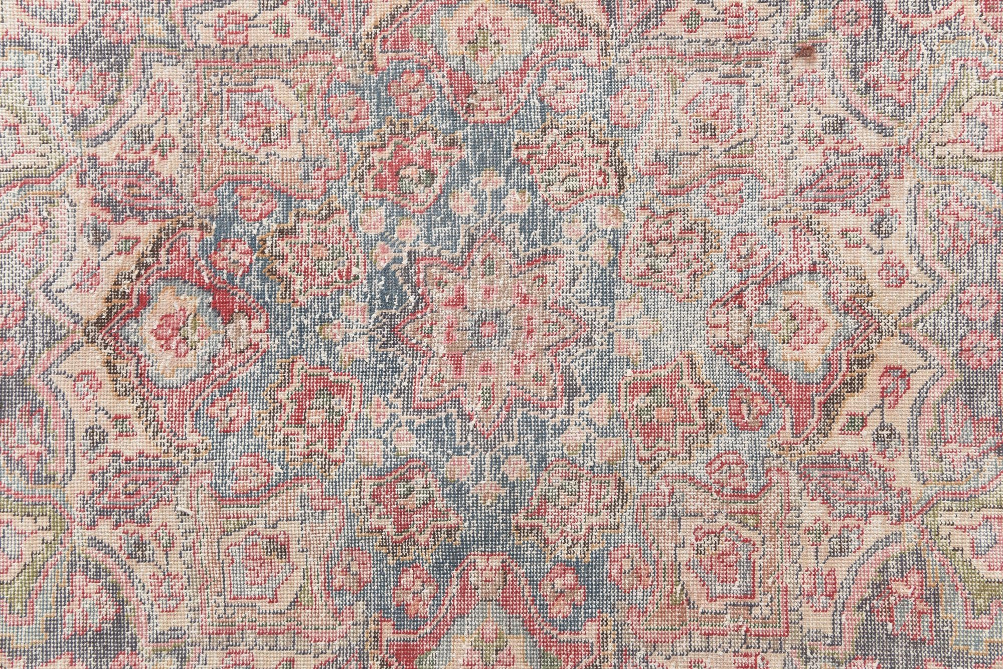 9' 5 x 12' 8 Hand Knotted Ultra Vintage Persian Wool Rug
