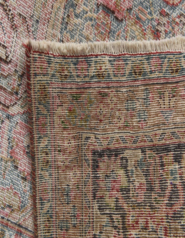 Detail image of 9' 7 x 12' 8  Hand Knotted Ultra Vintage Persian Wool Rug
