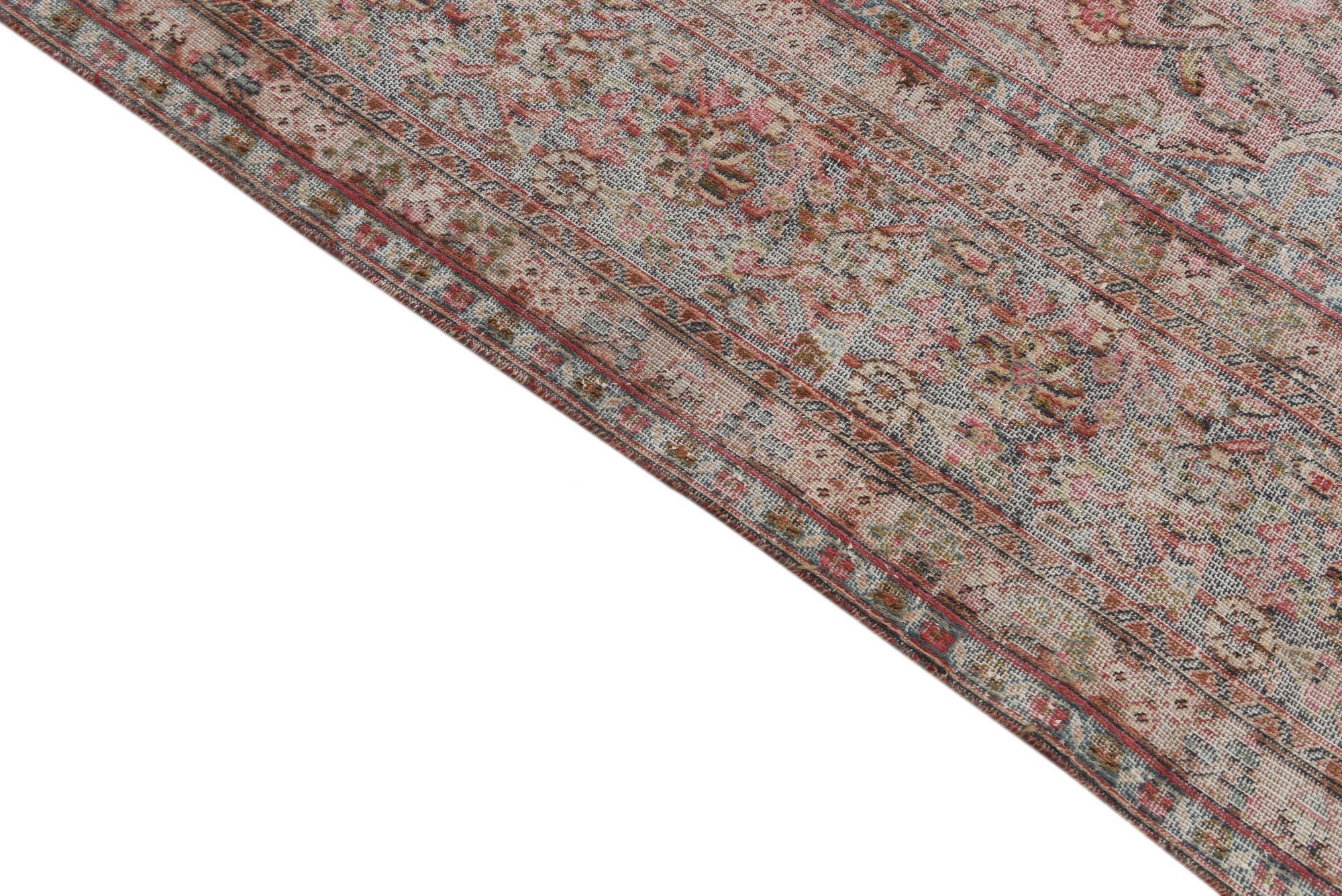 9' 7 x 12' 8 Hand Knotted Ultra Vintage Persian Wool Rug