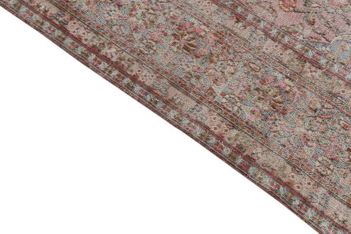 9' 7 x 12' 8 Hand Knotted Ultra Vintage Persian Wool Rug