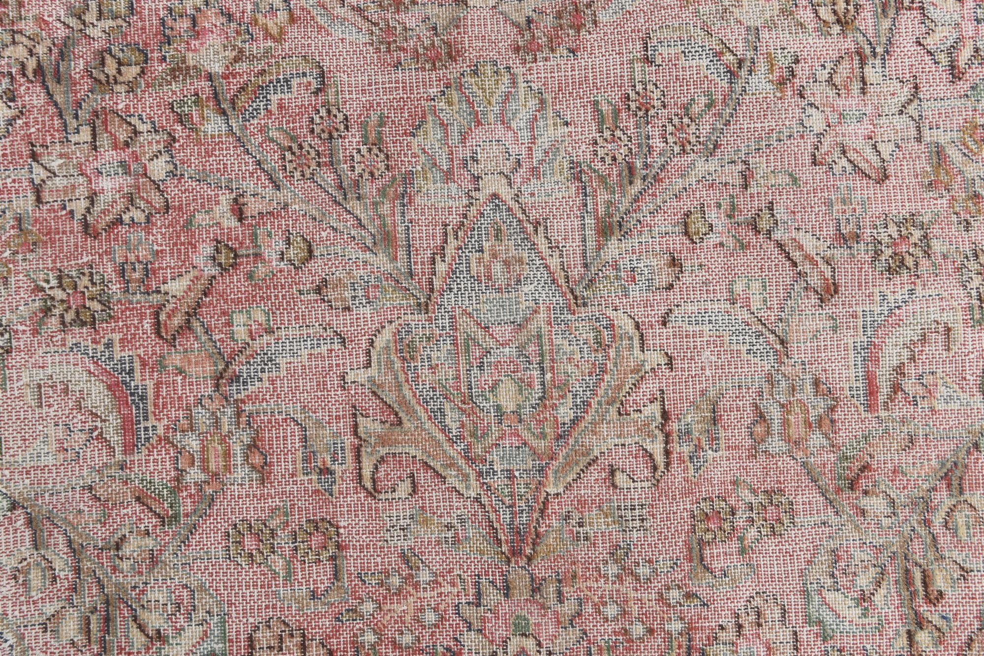 9' 7 x 12' 8 Hand Knotted Ultra Vintage Persian Wool Rug
