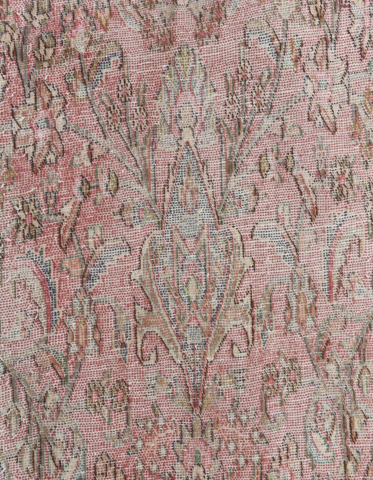 Detail image of 9' 7 x 12' 8  Hand Knotted Ultra Vintage Persian Wool Rug