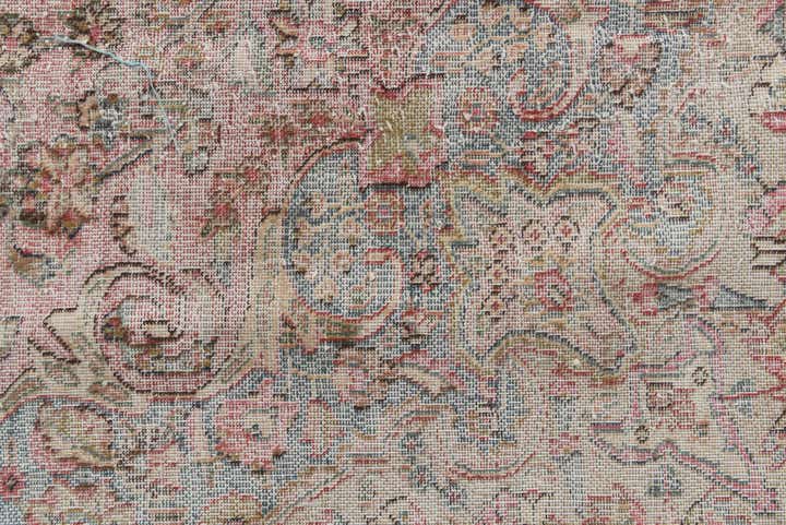 9' 7 x 12' 8 Hand Knotted Ultra Vintage Persian Wool Rug