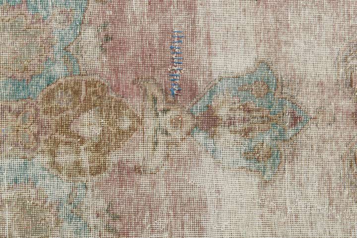 9' 5 x 11' 4 Hand Knotted Ultra Vintage Persian Wool Rug