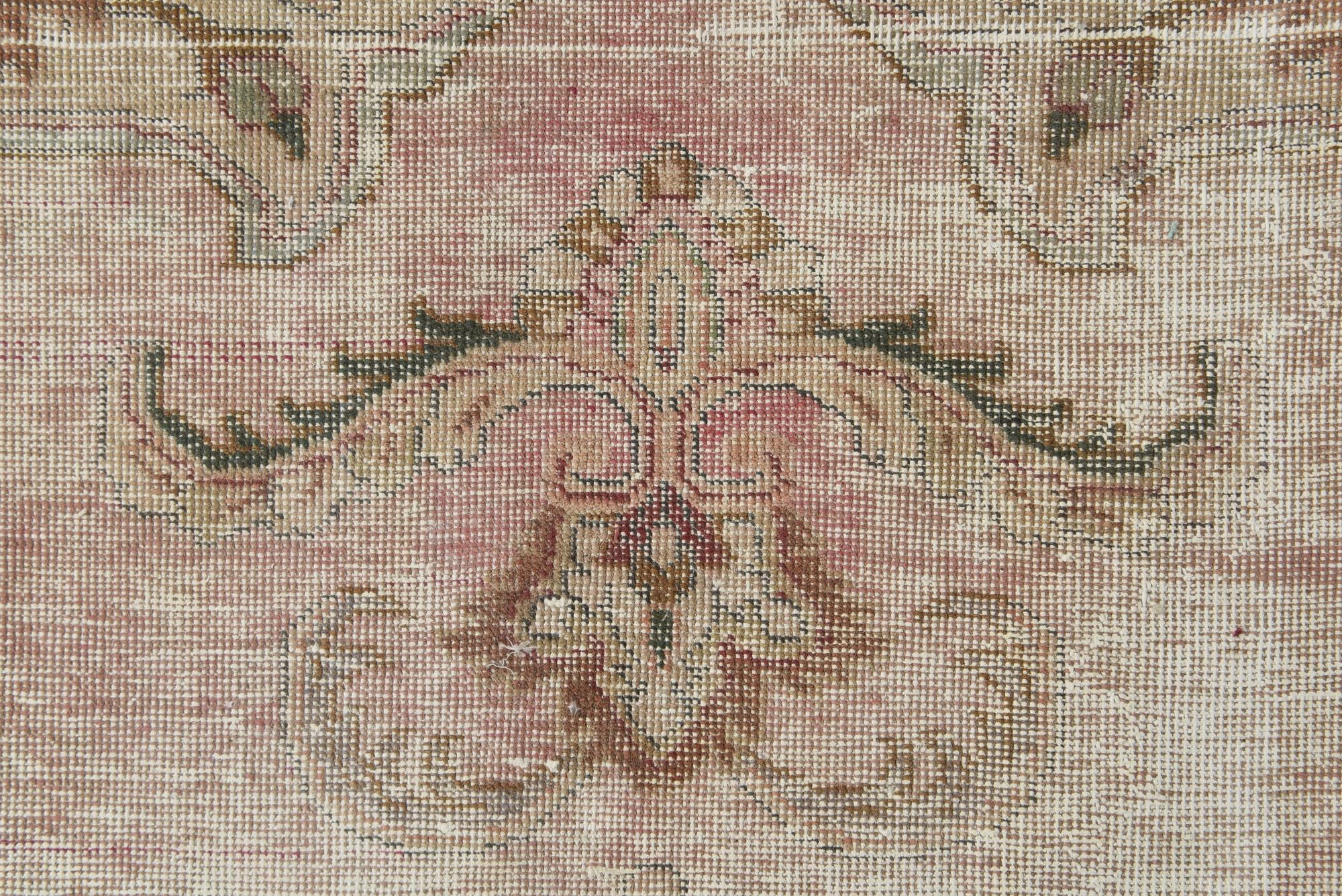 9' 5 x 11' 4 Hand Knotted Ultra Vintage Persian Wool Rug