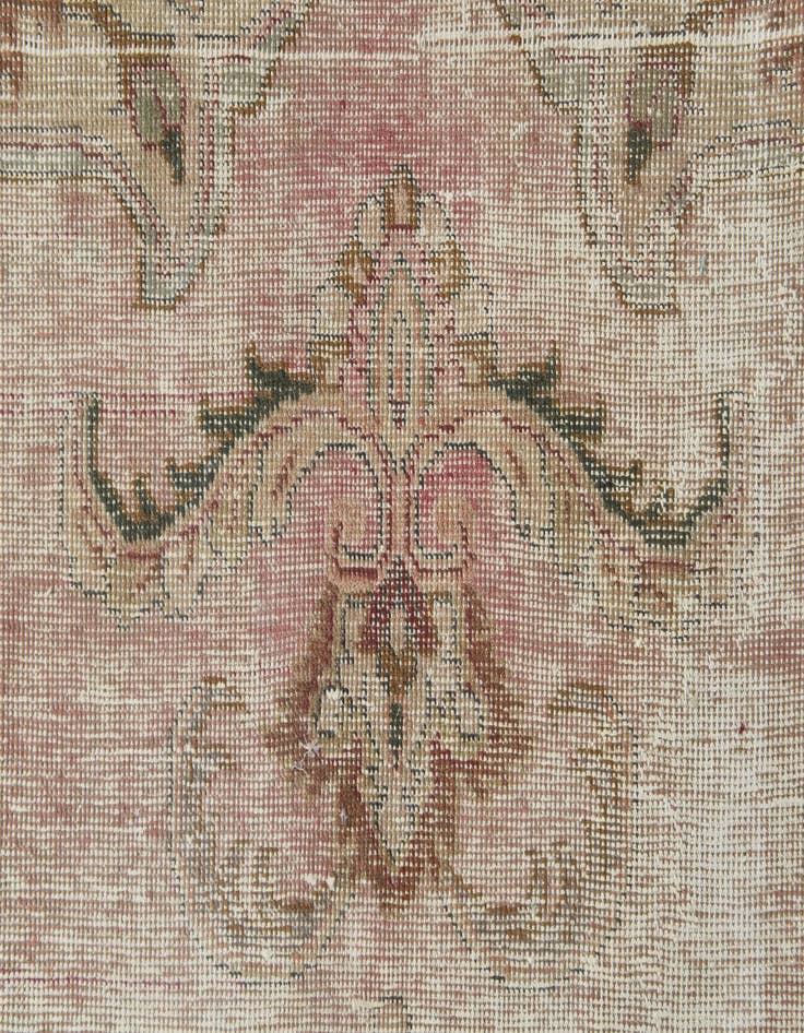 Detail image of 9' 5 x 11' 4  Hand Knotted Ultra Vintage Persian Wool Rug