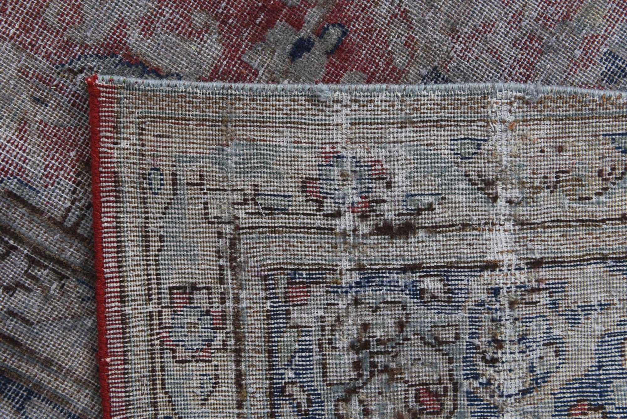 9' 10 x 12' 5 Hand Knotted Ultra Vintage Persian Wool Rug