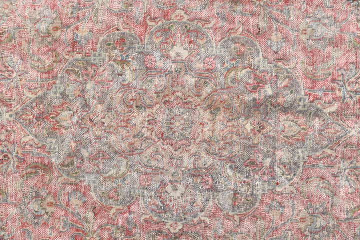 9' 8 x 12' 4 Hand Knotted Ultra Vintage Persian Wool Rug