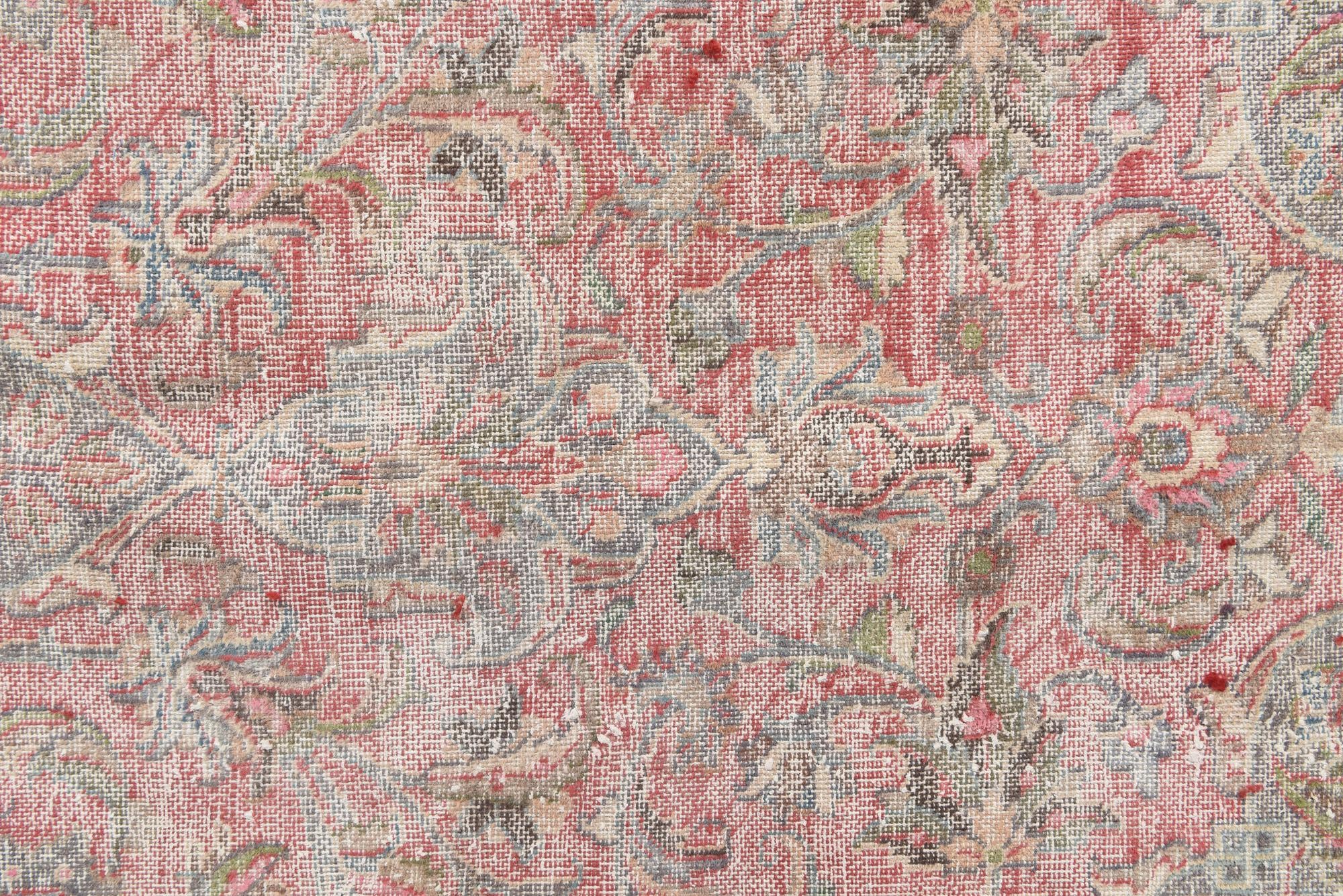 9' 8 x 12' 4 Hand Knotted Ultra Vintage Persian Wool Rug