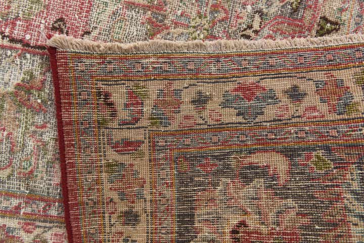 9' 10 x 12' 6 Hand Knotted Ultra Vintage Persian Wool Rug