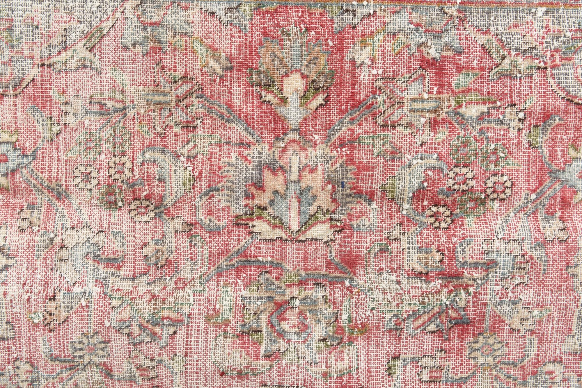 9' 10 x 12' 6 Hand Knotted Ultra Vintage Persian Wool Rug