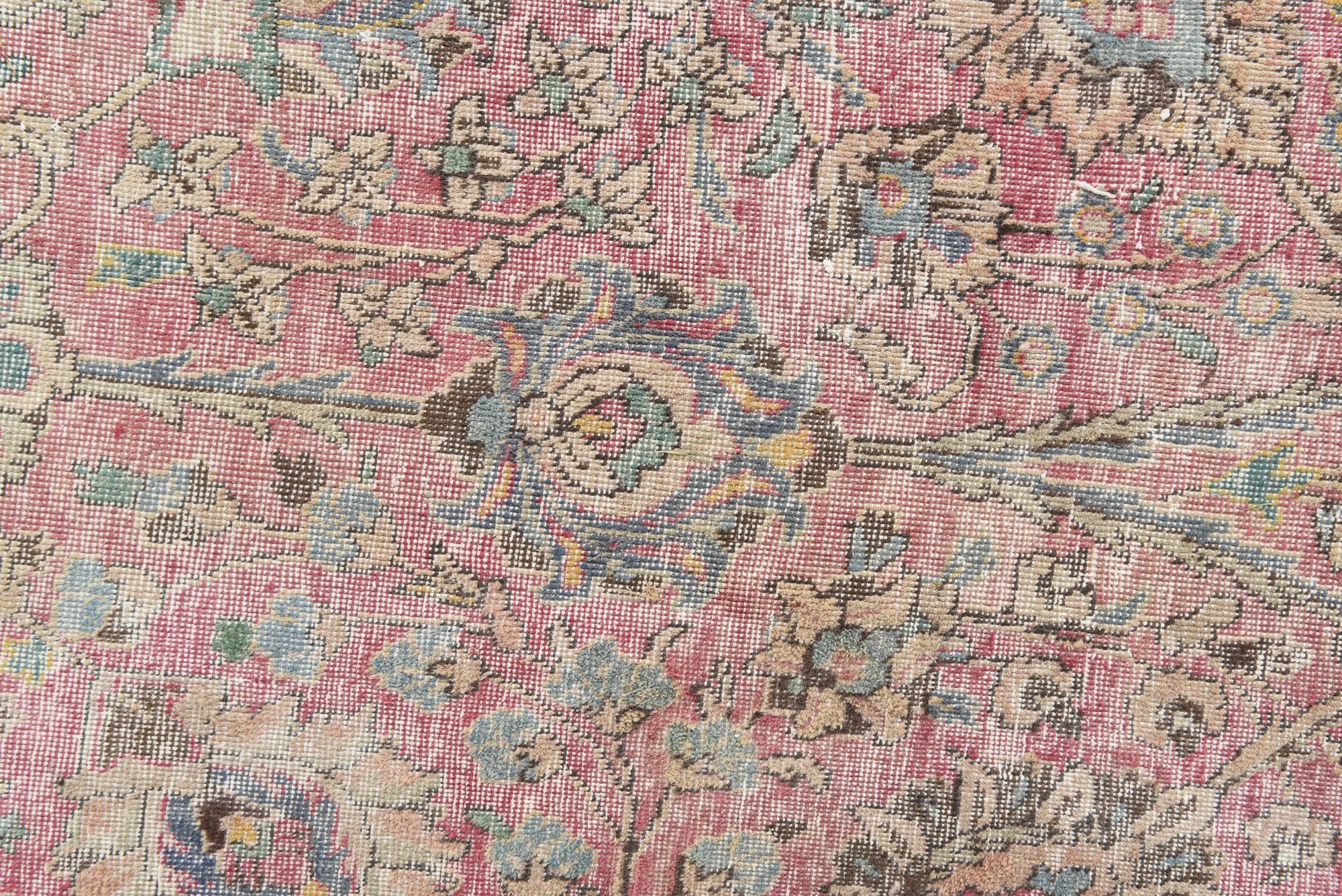 9' 9 x 13' 1 Hand Knotted Ultra Vintage Persian Wool Rug