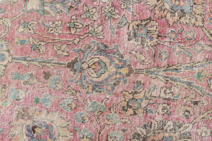 9' 9 x 13' 1 Hand Knotted Ultra Vintage Persian Wool Rug