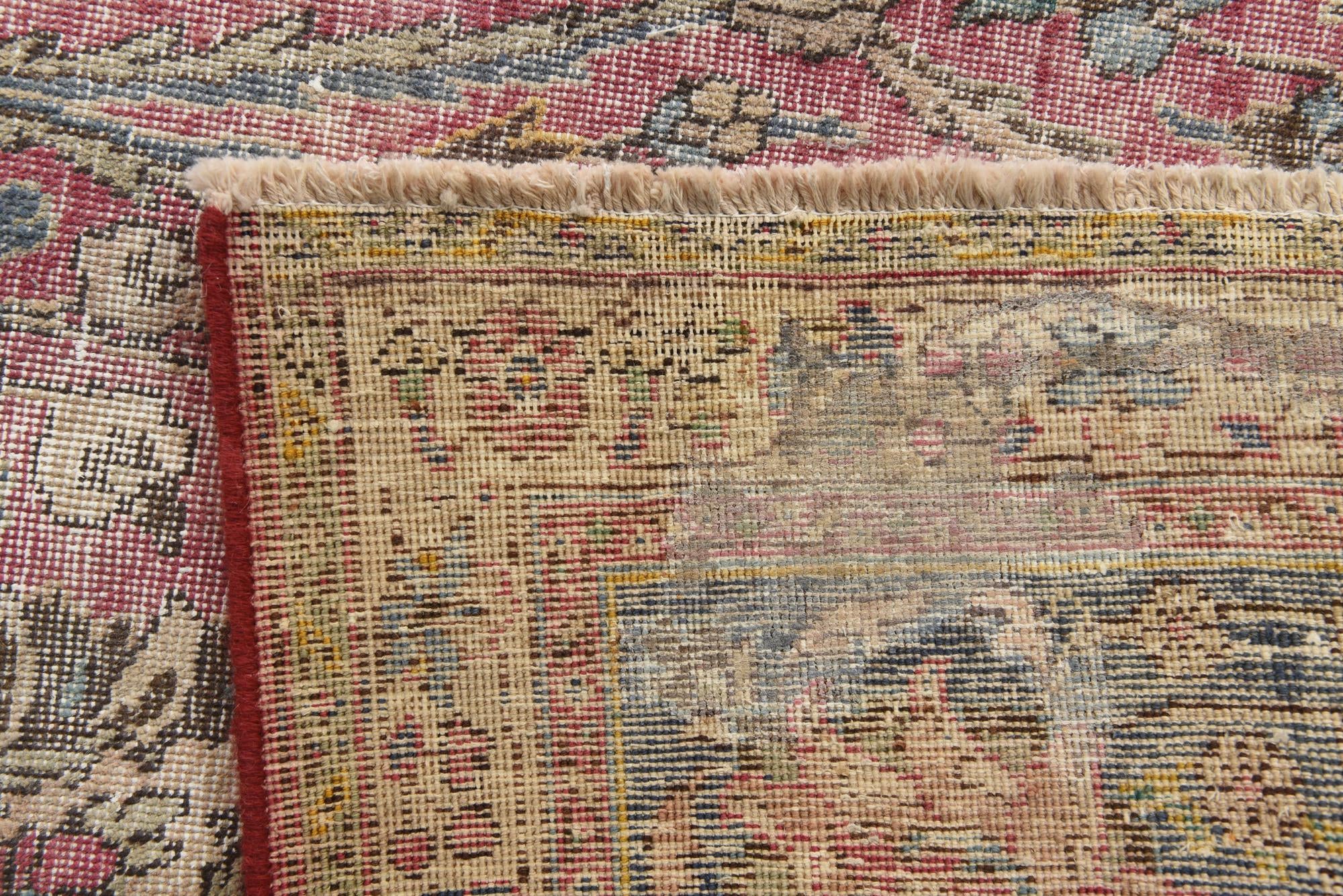 9' 9 x 13' 1 Hand Knotted Ultra Vintage Persian Wool Rug