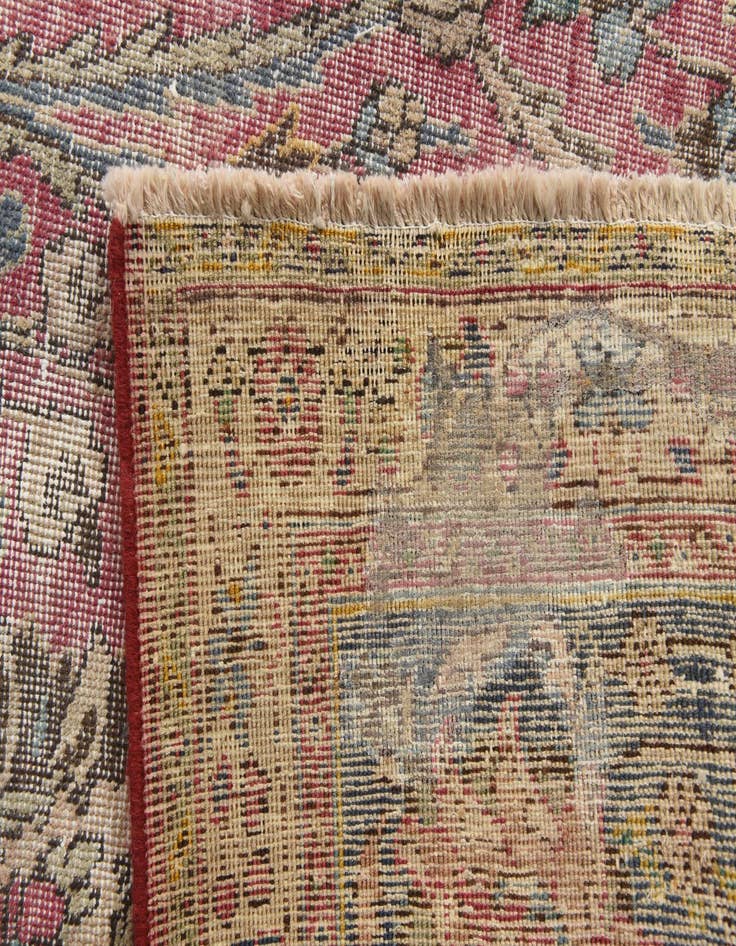 Detail image of 9' 9 x 13' 1  Hand Knotted Ultra Vintage Persian Wool Rug
