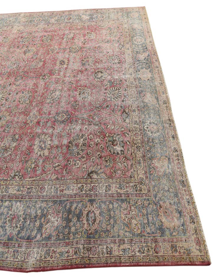 Detail image of 9' 9 x 13' 1  Hand Knotted Ultra Vintage Persian Wool Rug