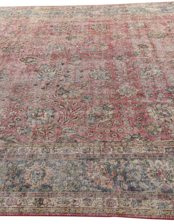 Detail image of 9' 9 x 13' 1  Hand Knotted Ultra Vintage Persian Wool Rug