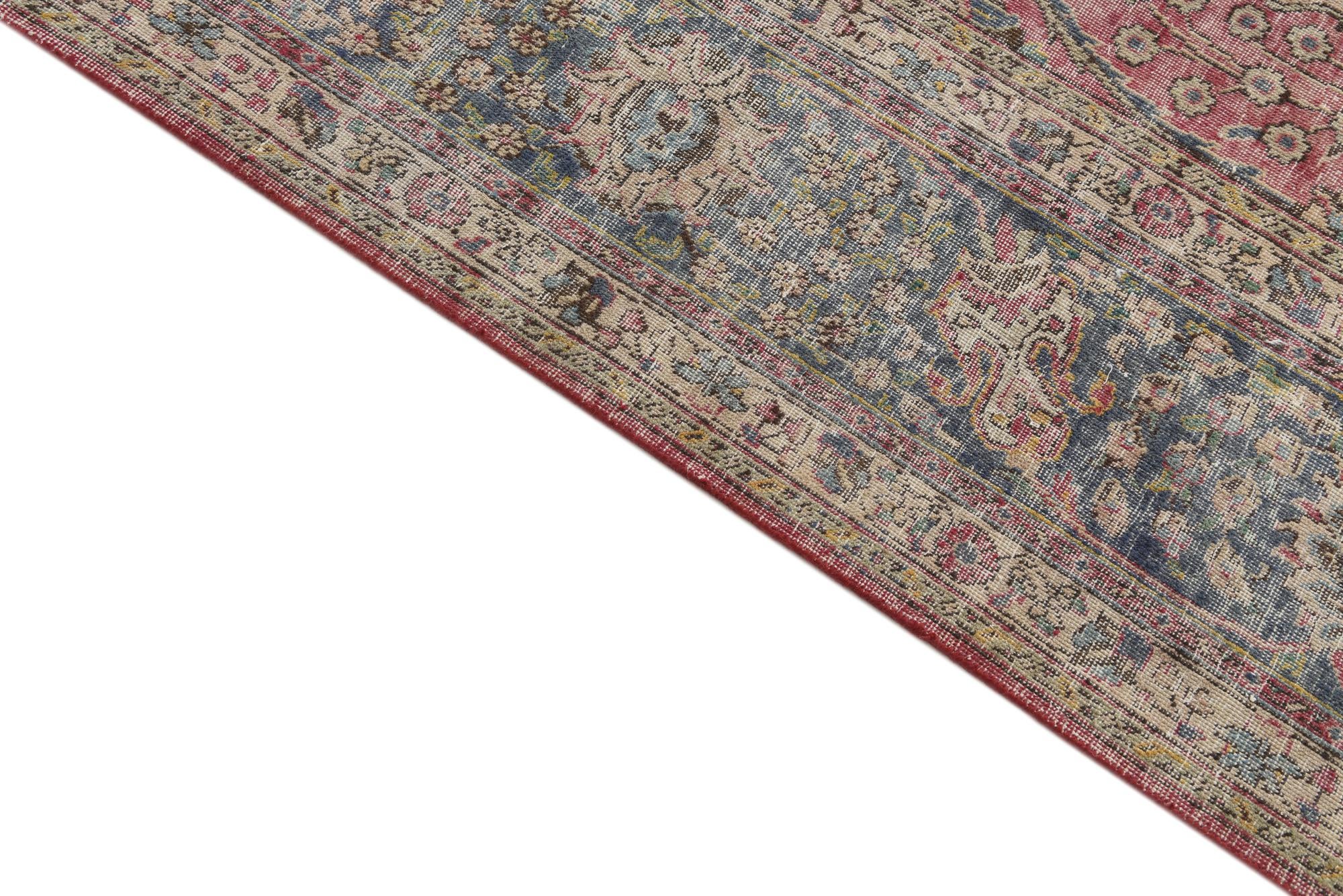 9' 9 x 13' 1 Hand Knotted Ultra Vintage Persian Wool Rug