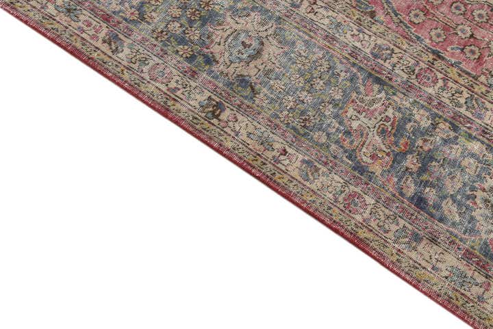 9' 9 x 13' 1 Hand Knotted Ultra Vintage Persian Wool Rug