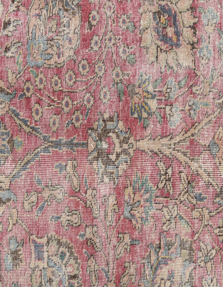 Detail image of 9' 9 x 13' 1  Hand Knotted Ultra Vintage Persian Wool Rug