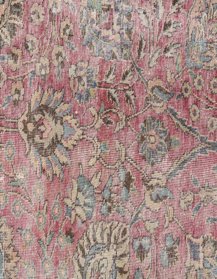 Detail image of 9' 9 x 13' 1  Hand Knotted Ultra Vintage Persian Wool Rug