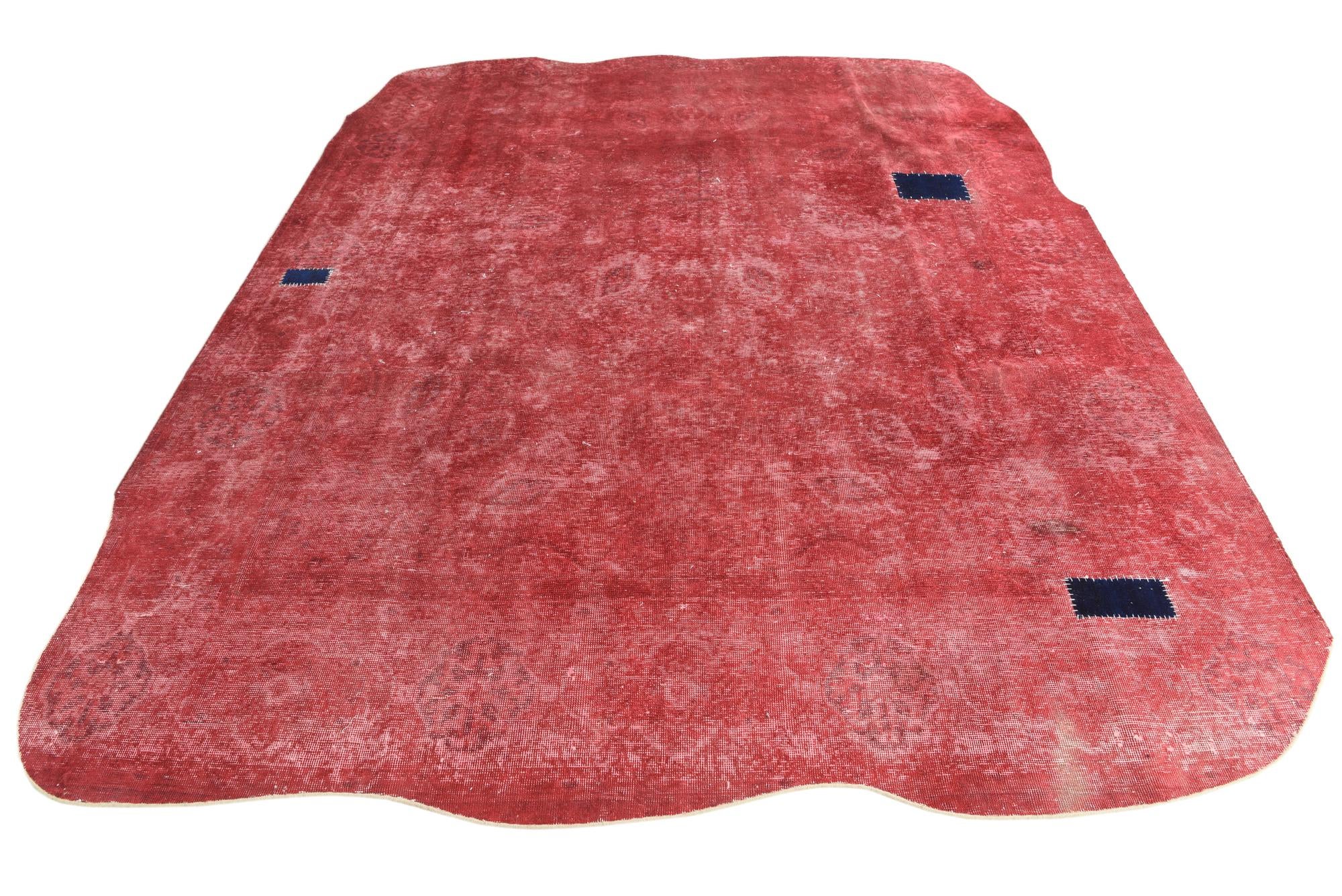 7' 9 x 9' 4 Hand Knotted Ultra Vintage Persian Wool Rug