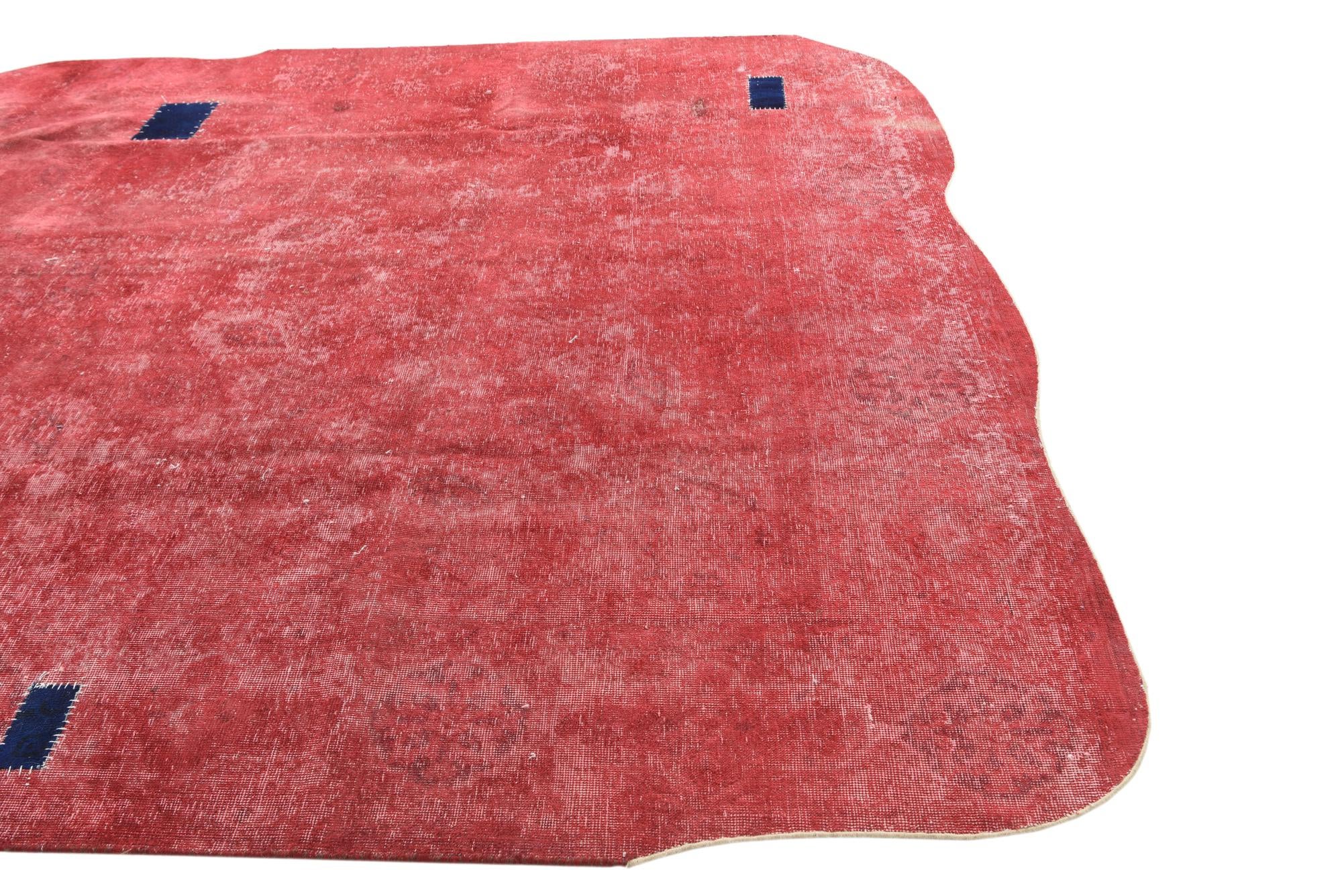 7' 9 x 9' 4 Hand Knotted Ultra Vintage Persian Wool Rug