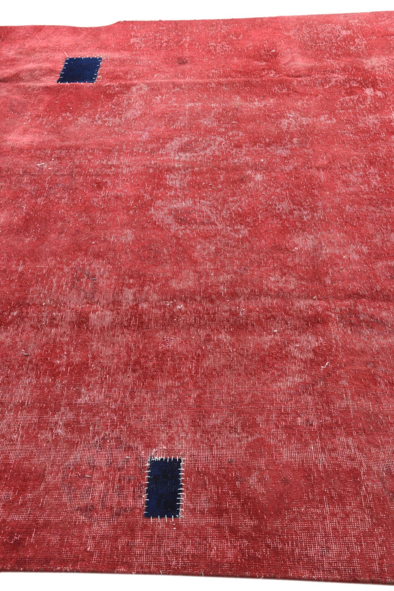 7' 9 x 9' 4 Hand Knotted Ultra Vintage Persian Wool Rug