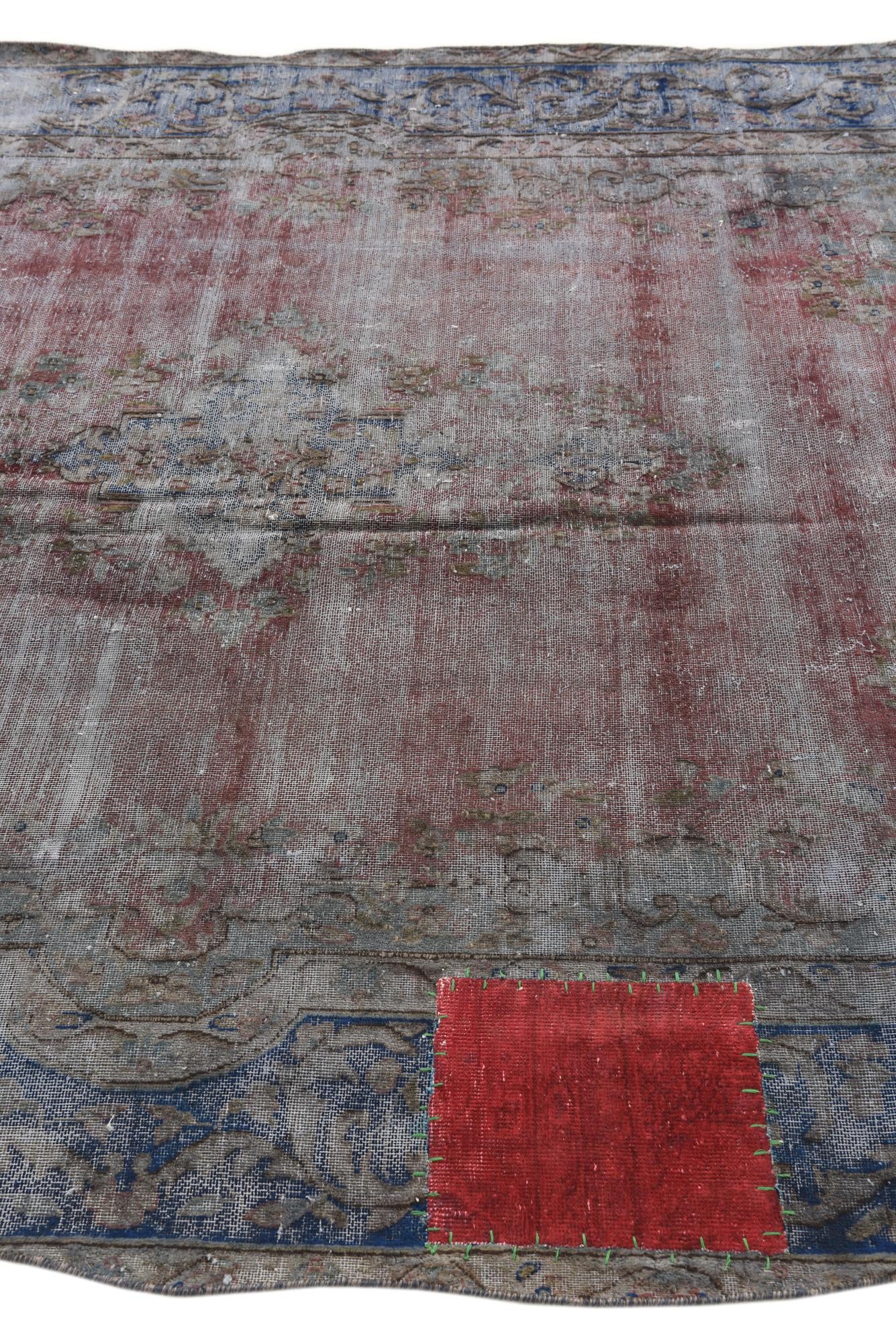 6' 4 x 9' 5 Hand Knotted Ultra Vintage Persian Wool Rug