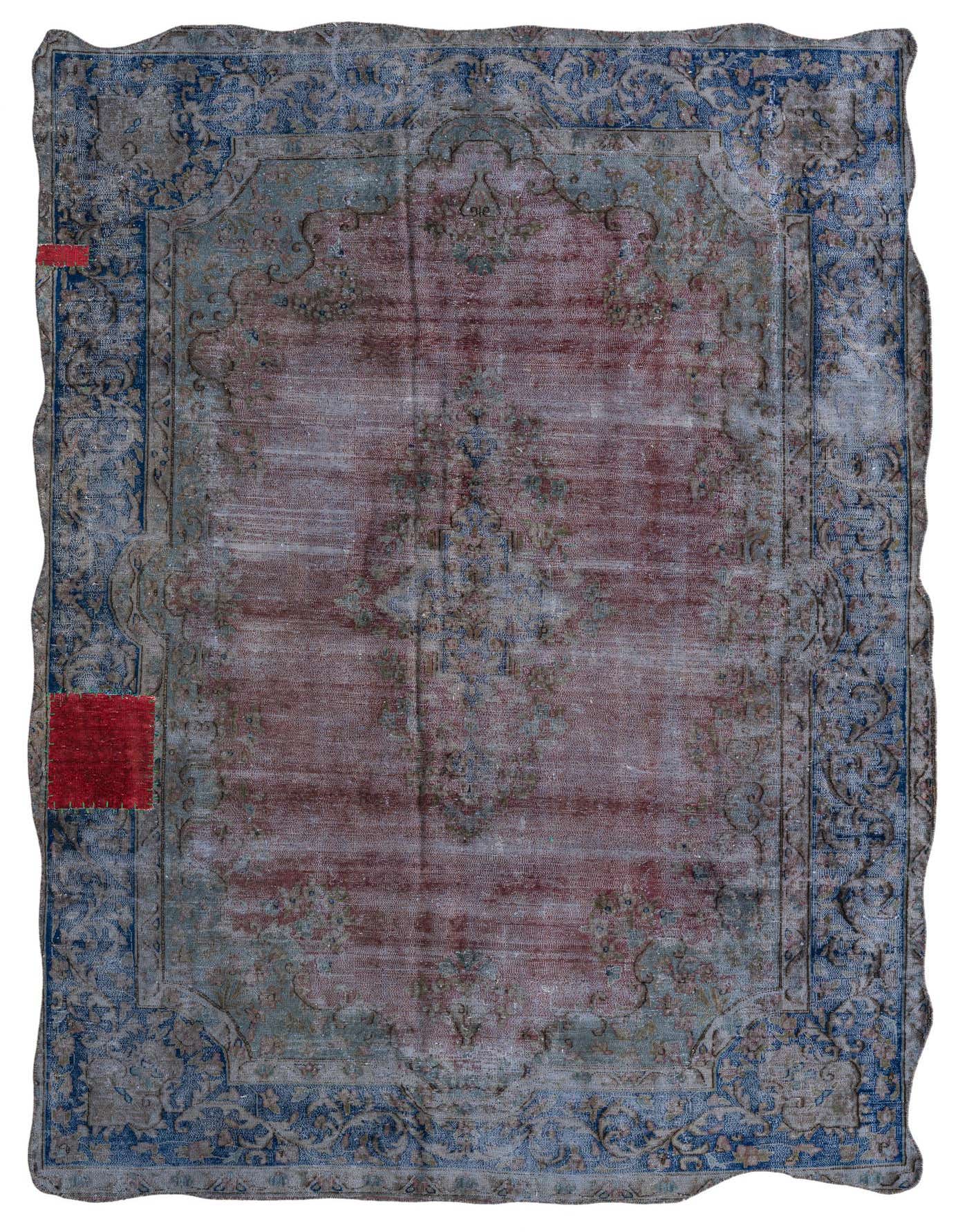 Primary image 6' 4 x 9' 5  Hand Knotted Ultra Vintage Persian Wool Rug