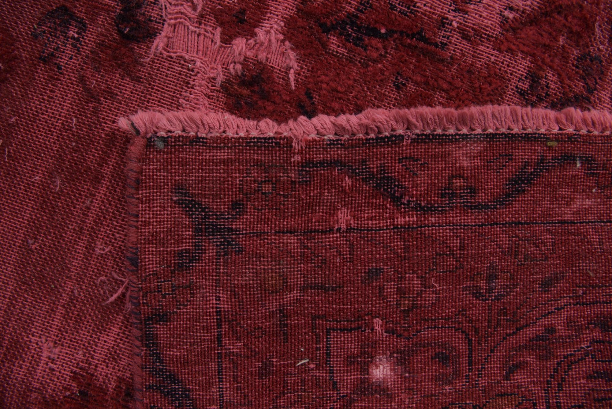 4' 5 x 6' 10 Hand Knotted Ultra Vintage Persian Wool Rug