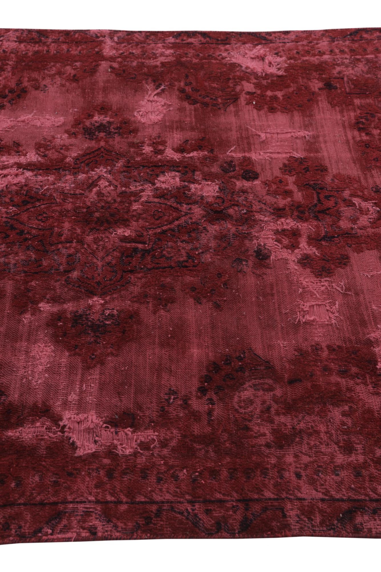 4' 5 x 6' 10 Hand Knotted Ultra Vintage Persian Wool Rug