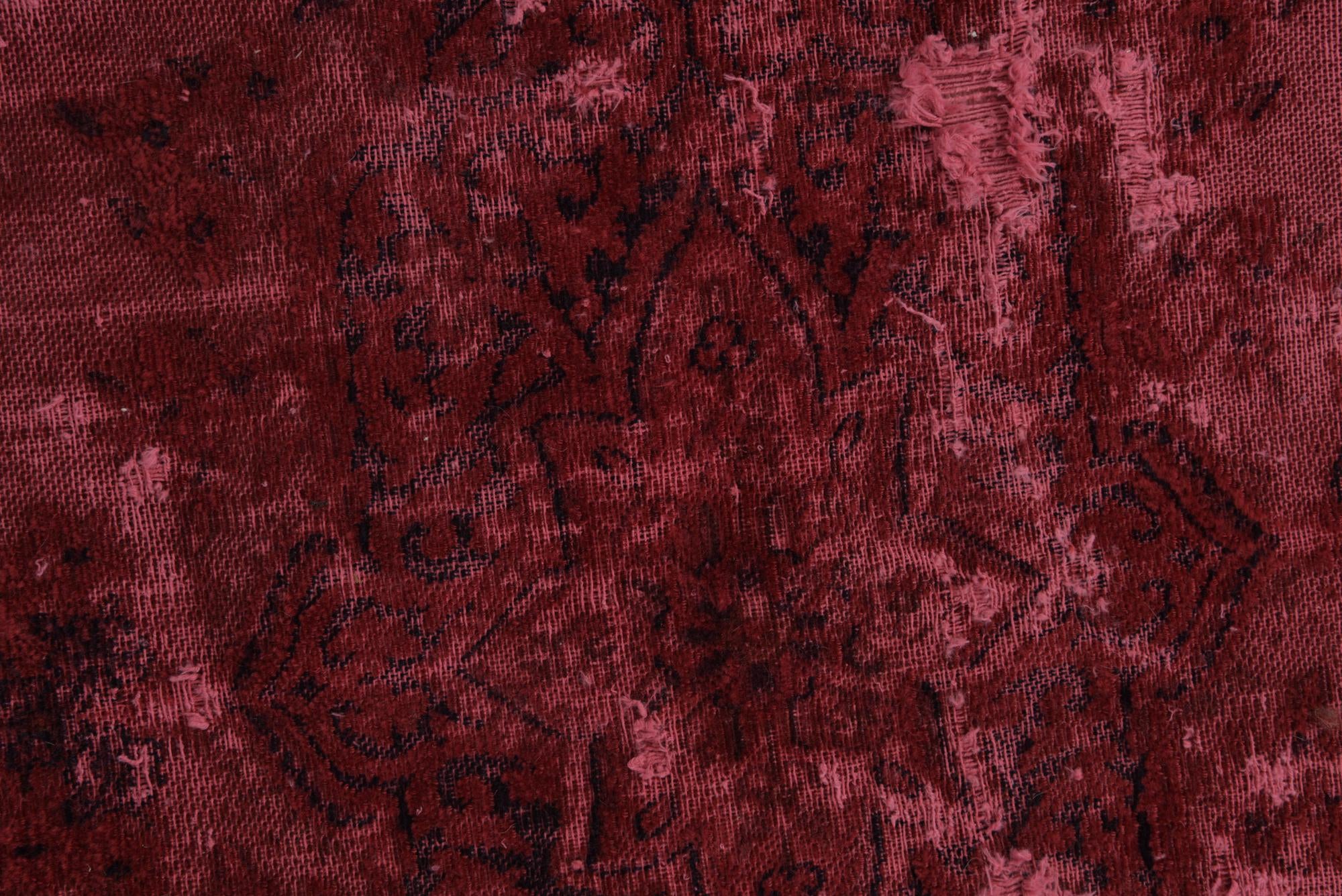 4' 5 x 6' 10 Hand Knotted Ultra Vintage Persian Wool Rug