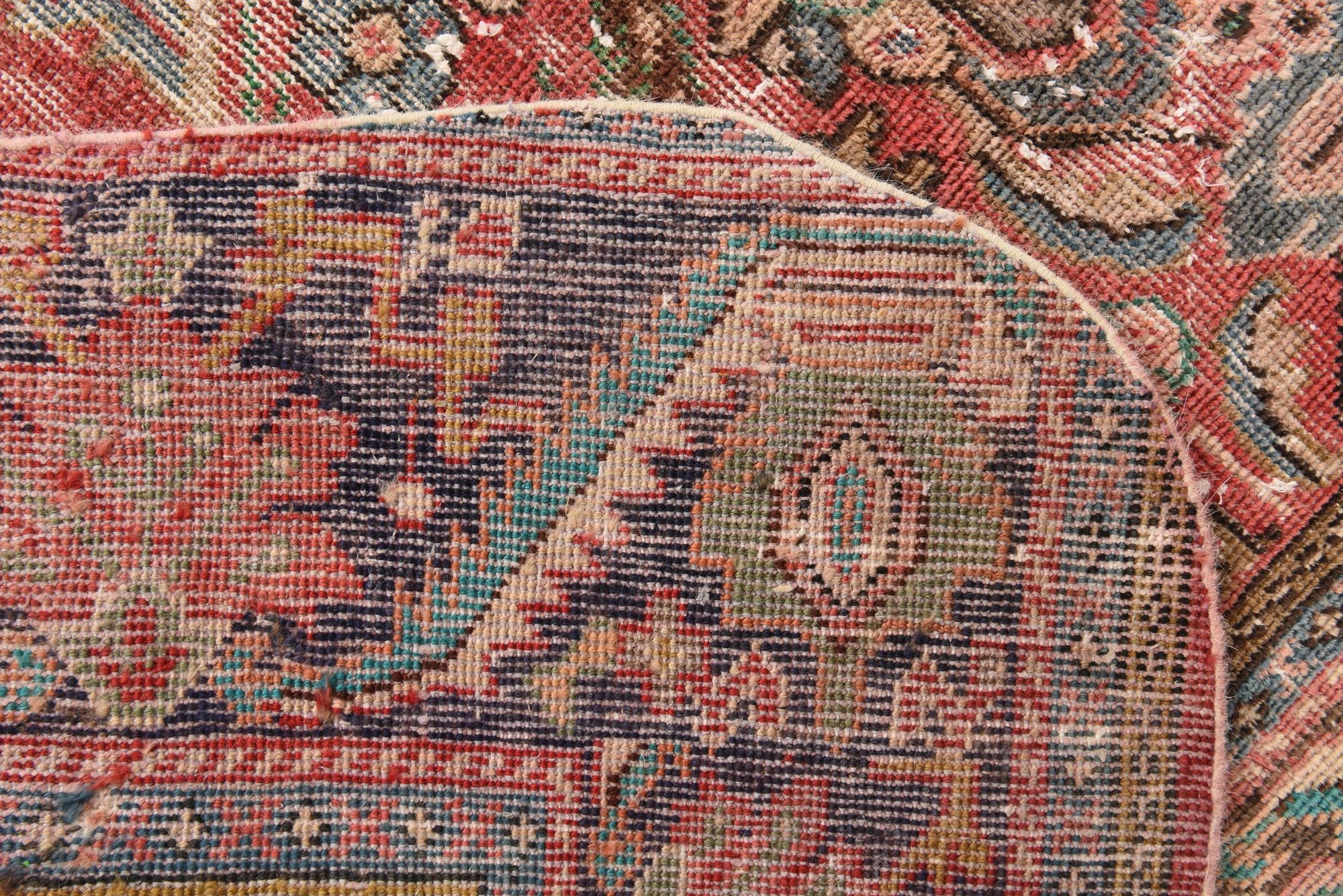 9' 10 x 12' 8 Hand Knotted Ultra Vintage Persian Wool Rug