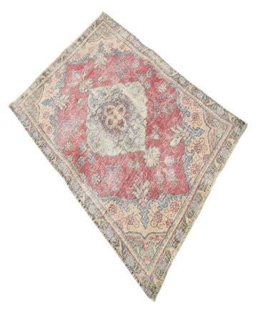 3' x 4' 5 Hand Knotted Ultra Vintage Persian Wool Rug
