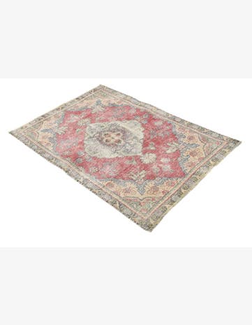 3' x 4' 5 Hand Knotted Ultra Vintage Persian Wool Rug