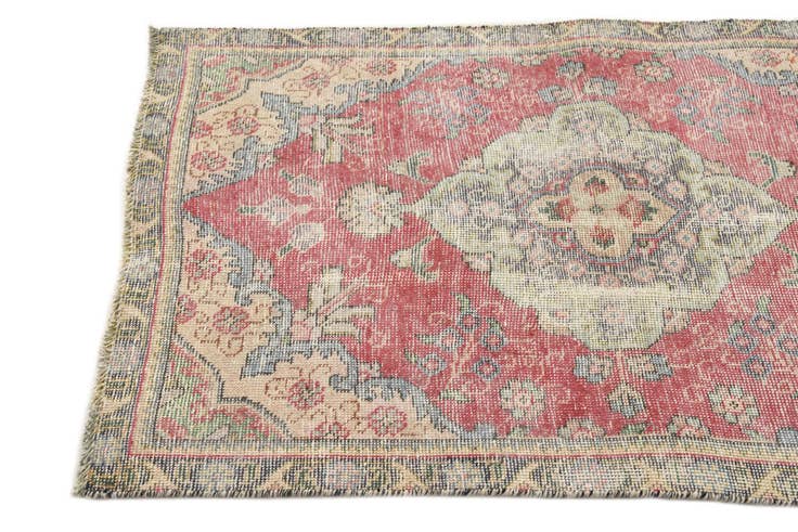 Detail image of 3' x 4' 5 Hand Knotted Ultra Vintage Persian Wool Rug