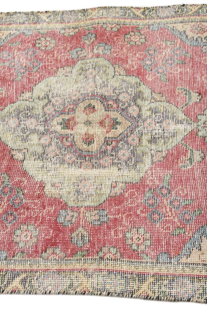 3' x 4' 5 Hand Knotted Ultra Vintage Persian Wool Rug