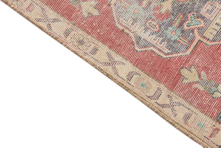 Detail image of 2' 10 x 4' 3 Hand Knotted Ultra Vintage Persian Wool Rug