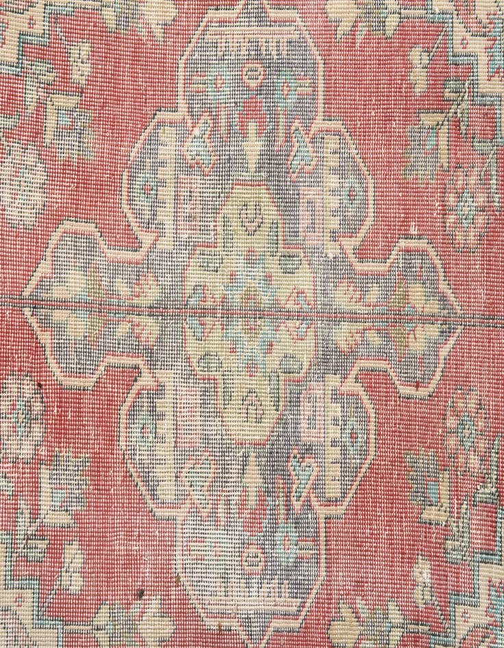 Detail image of 2' 10 x 4' 3  Hand Knotted Ultra Vintage Persian Wool Rug