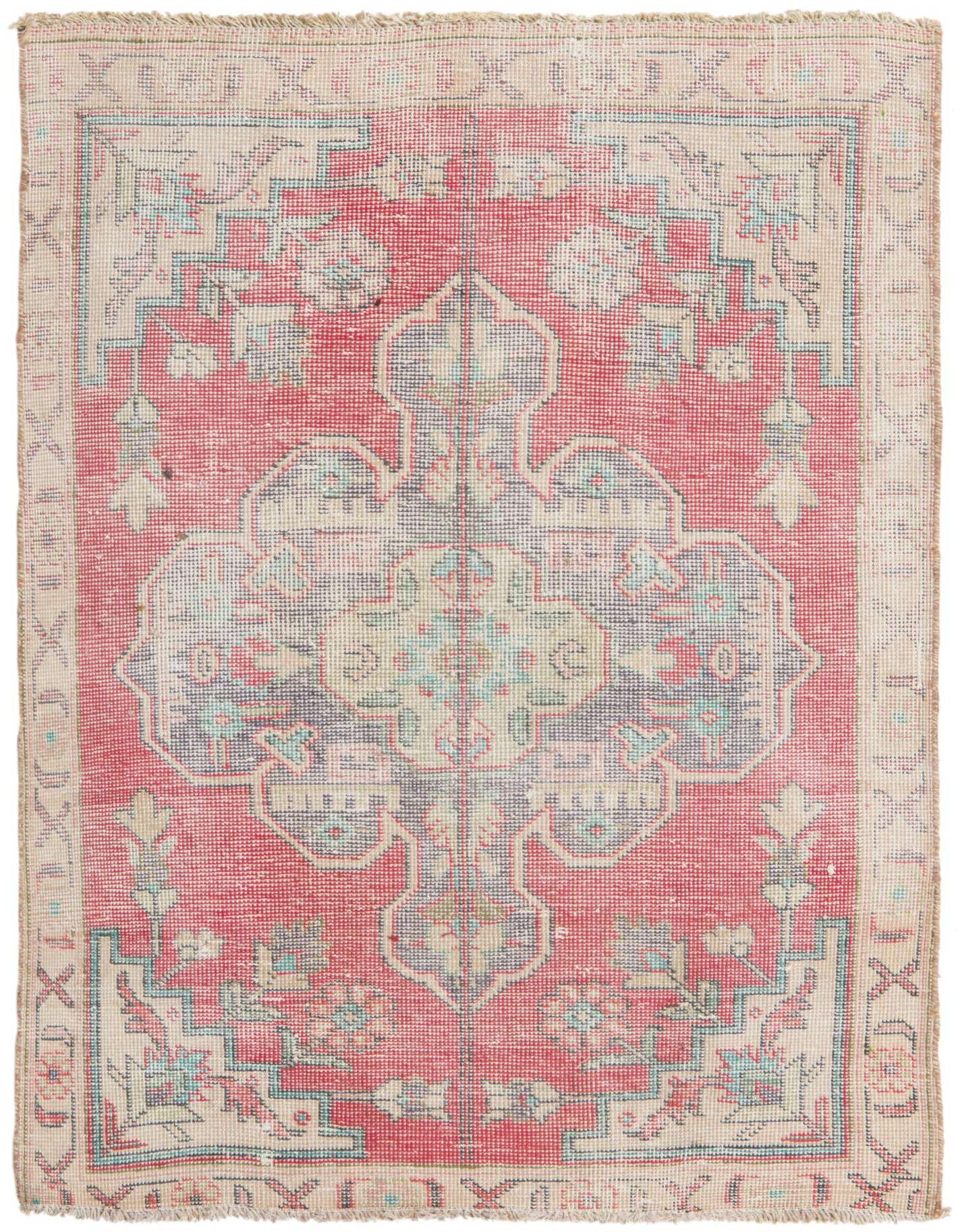 Primary image 2' 10 x 4' 3  Hand Knotted Ultra Vintage Persian Wool Rug